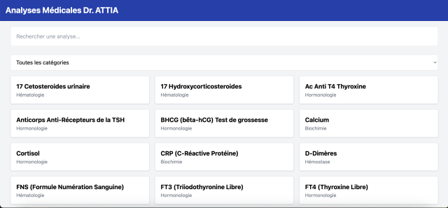 Notre Guide des Analyses Médicales
